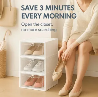 Zapatero de 10 Cajas organizadoras. Nuevo