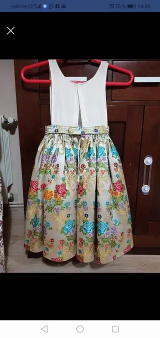 Traje Fallera Niña 3-4 Años