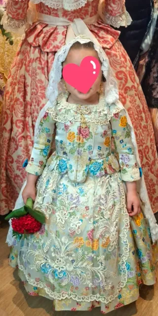 Traje Fallera Niña 3-4 Años