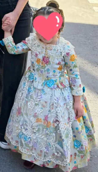 Traje Fallera Niña 3-4 Años