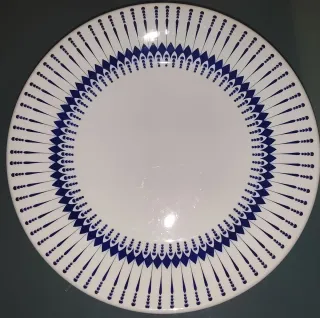 2 Platos Porcelana Llanos 26cm