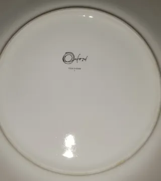 2 Platos Porcelana Llanos 26cm