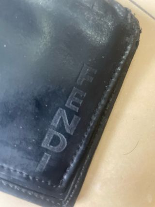 Portafogli Fendi vera pelle marrone