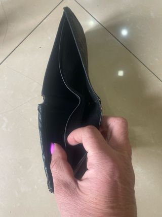 Portafogli Fendi vera pelle marrone