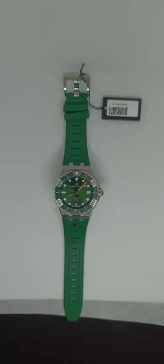 Maurice Lacroix Reloj Verde y Plateado