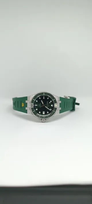 Maurice Lacroix Reloj Verde y Plateado