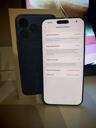 iPhone 17 Pro Max 256GB Azul Marino