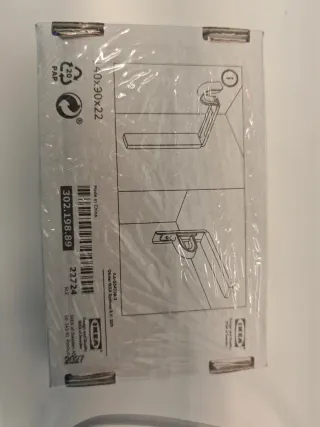 Soportes Barra Cortina IKEA BETYDLIG Blancos