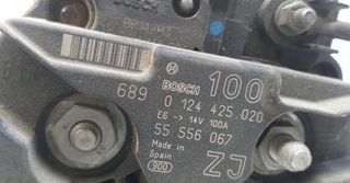 Alternador opel 144237 0124425020 astra h ber.