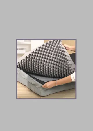 Cama Ortopédica Perro XL Gris Nueva