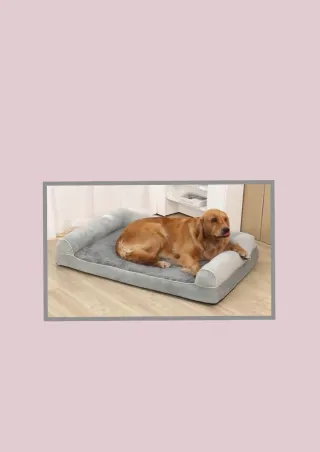 Cama Ortopédica Perro XL Gris Nueva