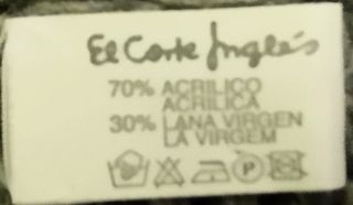 Capa punto El Corte Inglés gris talla única