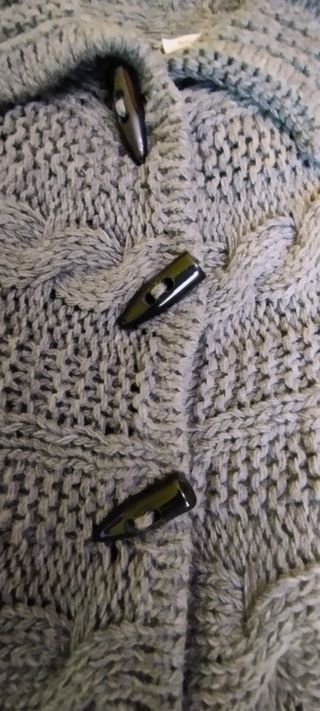 Capa punto El Corte Inglés gris talla única