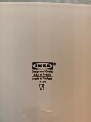 Bandejas IKEA Cerámica Porcelana Negras Blancas