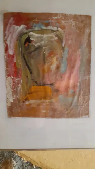 Cuadro abstracto colección papel Bodegon