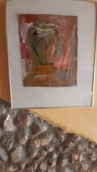 Cuadro abstracto colección papel Bodegon