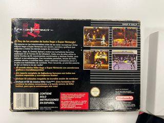 Killer Instinct SNES PAL Castellano + CD Música