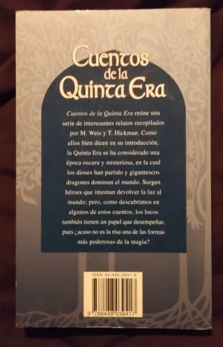 Libro "Cuentos de la Quinta Era"