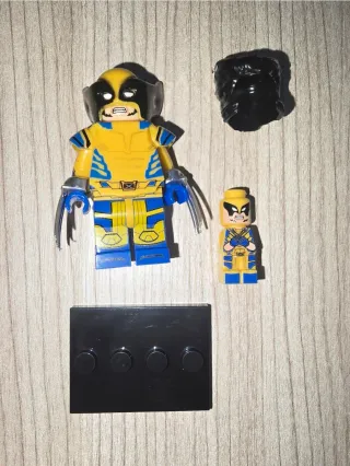 Minifigura tipo Lego Lobezno Wolverine muñeco