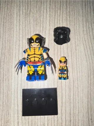 Minifigura tipo Lego Lobezno Wolverine muñeco