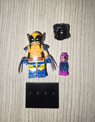 Minifigura tipo Lego Lobezno Wolverine y Sentinel