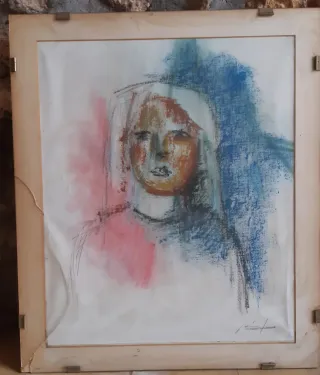 Cuadro abstracto papel