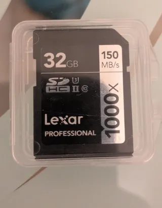 Scheda Lexar Professional 32GB SDHC UHS-II 1000x