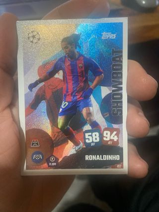 Cromo Topps Ronaldinho Showboat