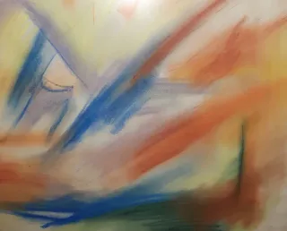 Cuadro abstracto multicolor