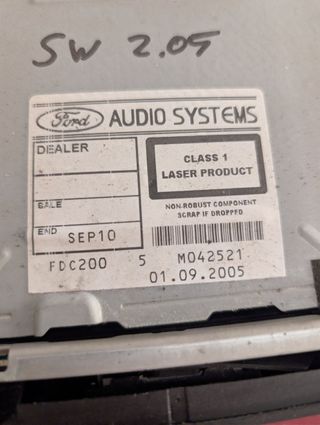 Radio Ford Focus 6000 CD