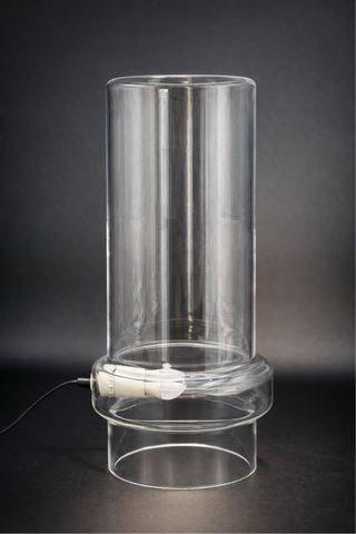 Lampada design vetro trasparente moderna