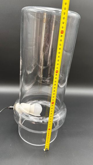 Lampada design vetro trasparente moderna