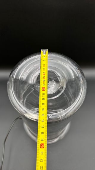 Lampada design vetro trasparente moderna