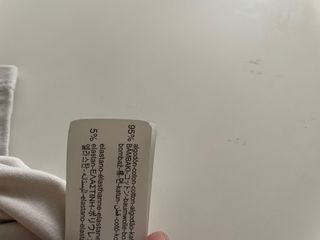 Camiseta básica algodón Zara talla M