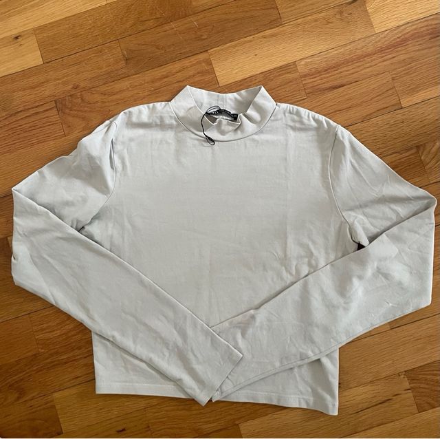 Camiseta básica algodón Zara talla M