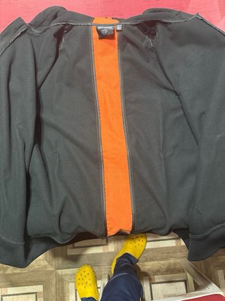 Chaqueta Softshell Harley-Davidson Negra Naranja