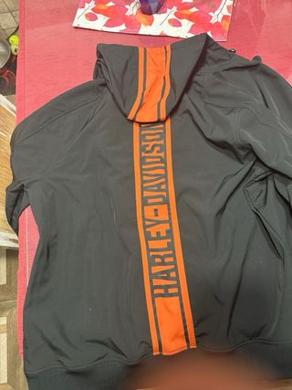 Chaqueta Softshell Harley-Davidson Negra Naranja
