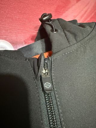 Chaqueta Softshell Harley-Davidson Negra Naranja