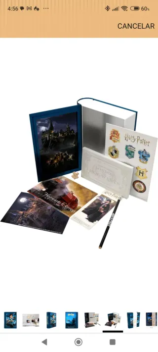 Caja Metálica Harry Potter y la Cámara Secreta