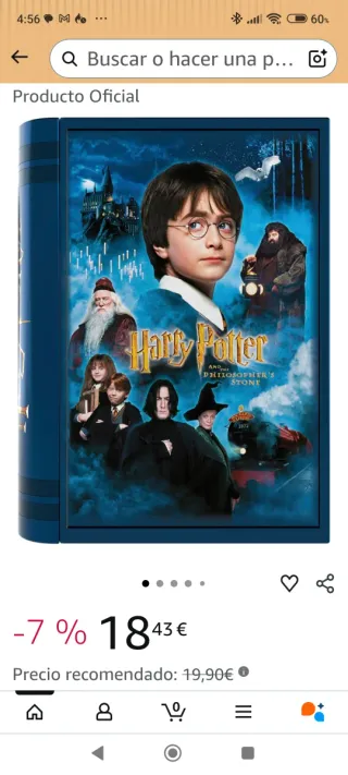 Caja Metálica Harry Potter y la Cámara Secreta