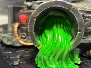 Figura Venom Resina Pintada Mano