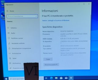 PC Desktop HP Prodesk 600 Intel Core i5-8600 CPU