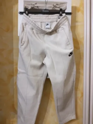 Pantaloni tuta Nike beige