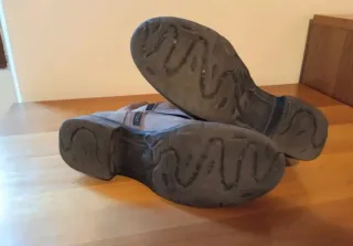 Stivaletti biker con fibbie