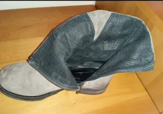 Stivaletti biker con fibbie