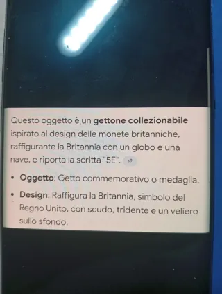 Medaglia 5 Euro Britannia