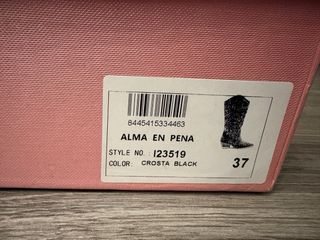 Botas Alma en Pena. Talla 37 Negras.Nuevas