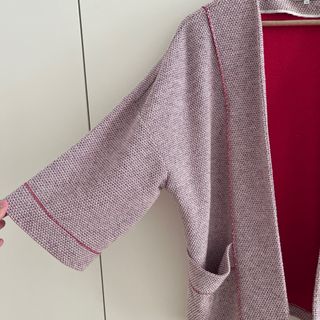 Bimba y Lola Cárdigan grueso Rojo y crudo