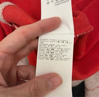 Bimba y Lola Cárdigan grueso Rojo y crudo