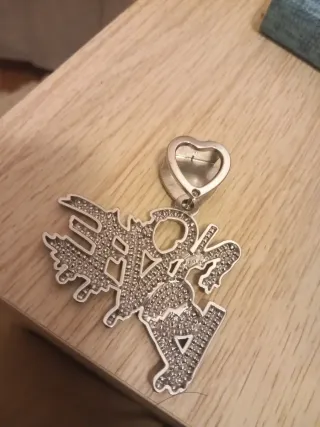 Colgante Corazón Roto NO LOVE